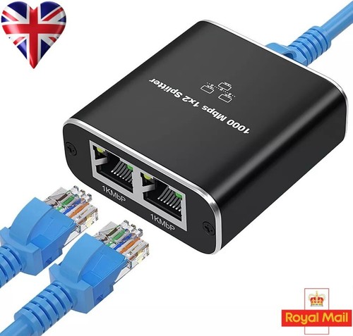 Rj45 ethernet splitter 2 - 1, to