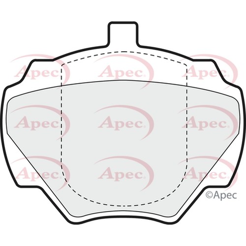 Brake pads set for - set, land