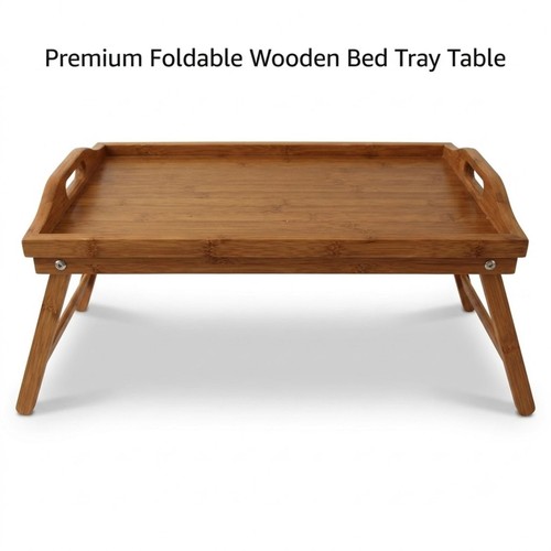 Foldable bamboo bed - bed, tray