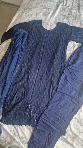 Navy blue ladies shalwar - navy,
