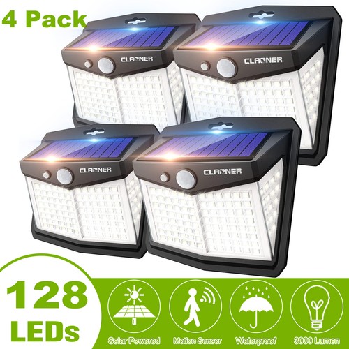 Led solar power pir motion - 4x,