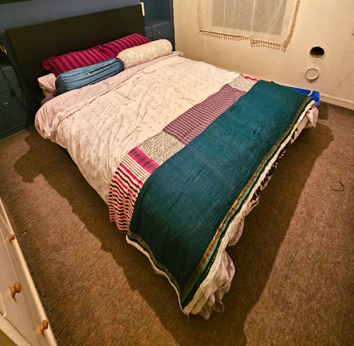 Ikea malm double bed frame - malm,