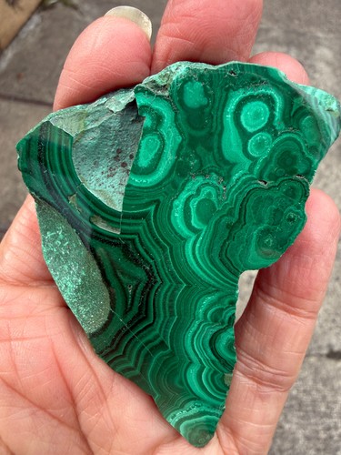 Malachite crystal freeform - malachite,