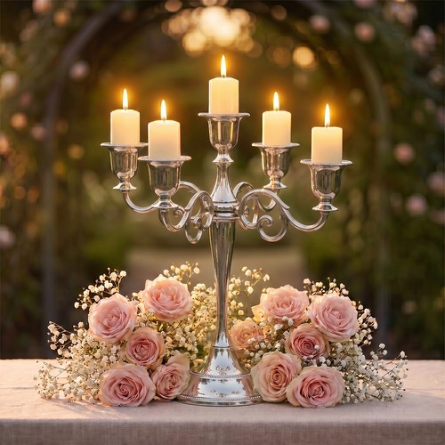 Arm candle holder metal - arm,