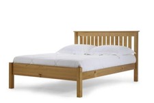 WOODEN PINE BED SLATTED
