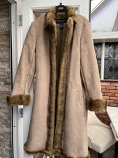 NEW Full Length Sheepskin Coat Size S