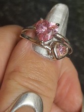 New Heart Diamante Ring