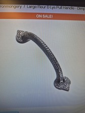 Large Pull Handle Dimpled