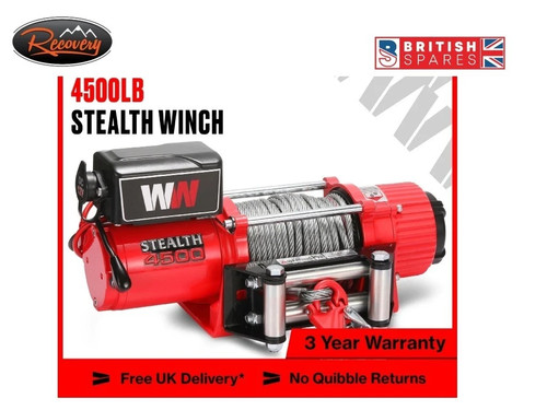 Stealth electric winch 12v - electric,