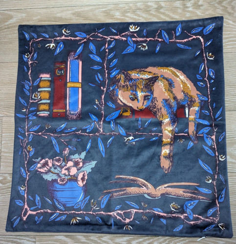 Fragonard cat cushion cover - cat,