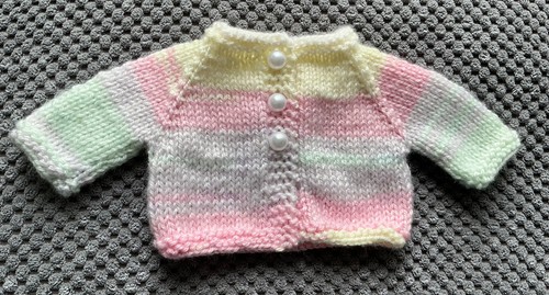 Hand knitted dolls clothes - hand,