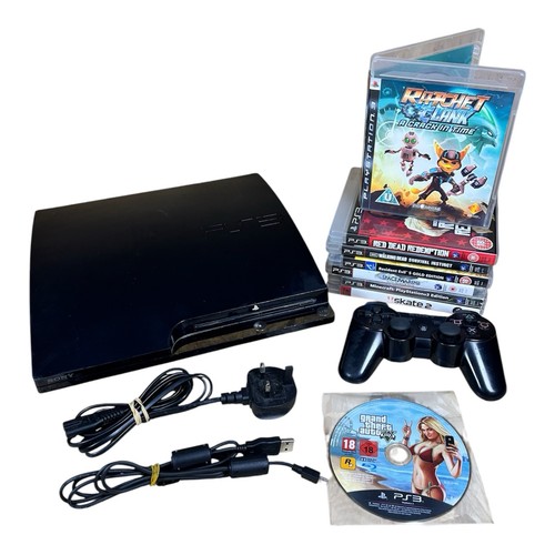Sony ps3 slim console - slim, bundle