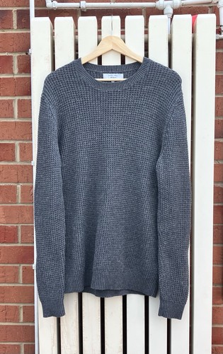 Nigel hall jumper - grey, waffle