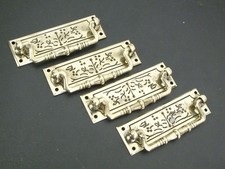 SET OF FOUR  VINTAGE BRASS
