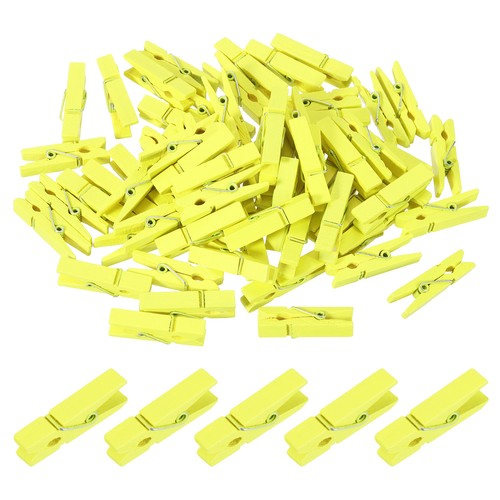 100pcs wooden clothespins - wooden, 1.4