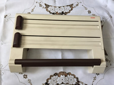 Kitchen cling film dispenser silver foil, baking paper, kitchen towels vgc