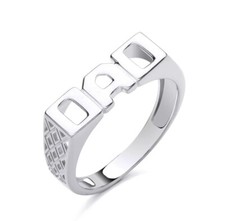 925 silver dad ring (Read