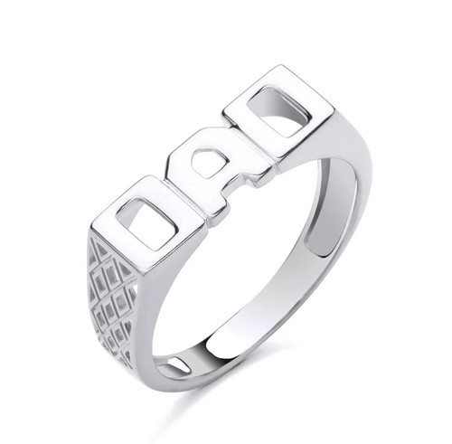 925 silver dad - ring, (read