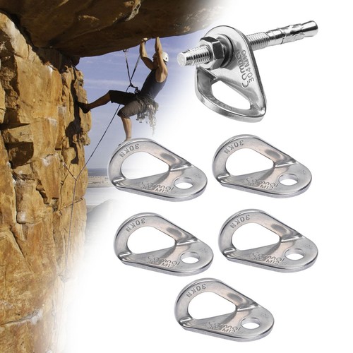 Rock climbing bolt hanger - climbing,