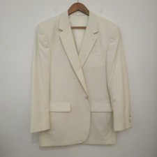 Vintage Cream Tuxedo Blazer 40