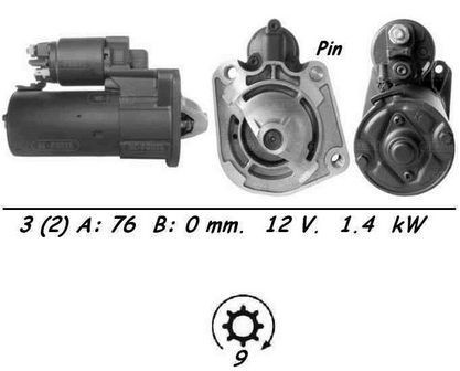 Genuine wai starter motor for - starter,