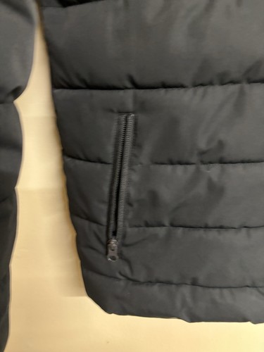 Everton boys black puffer - fc,