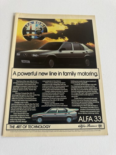 Original 1984 alfa - original, romeo