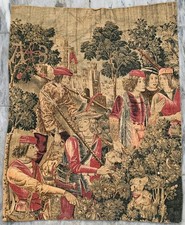 2x3 Vintage French Tapestry