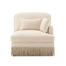 Leopard Print Chenille Sofa w/