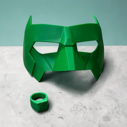 Green lantern rayner mask - green,