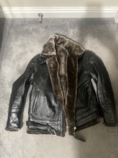 leather and fur coat 100