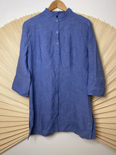 Schneiders Linen Smock Lagenlook Shirt/Tunic Dress Size XL 16