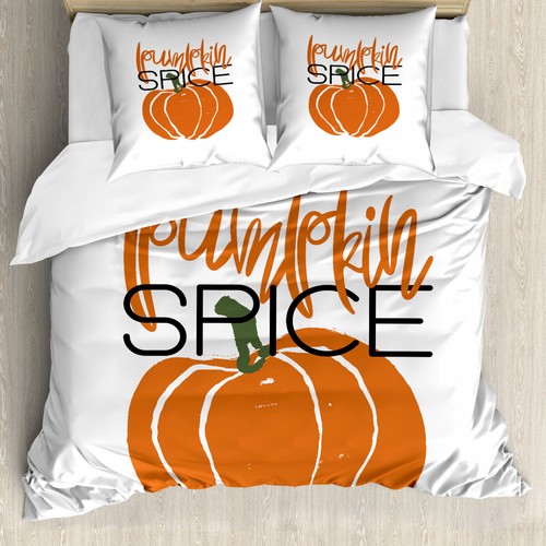 Pumpkin spice duvet - spice, cover