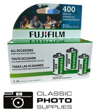 Fujifilm 400 35mm Film 3 Pack 36 Exposures - Expiry 01-26