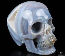 Huge Geode 5.1" Gray & White