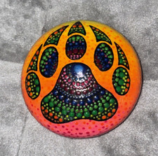 HandPainted Mandala Stone