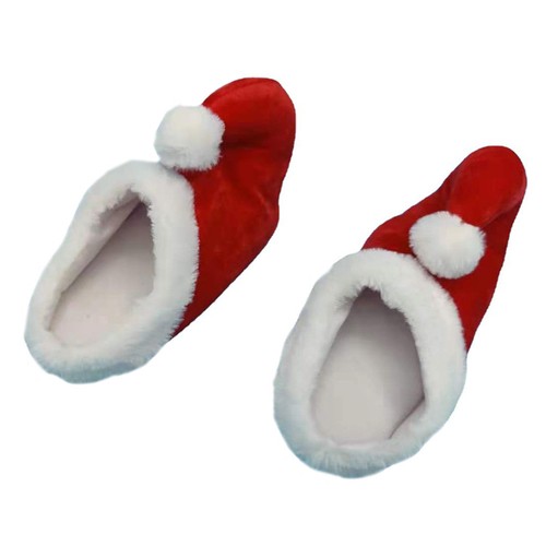 Pair christmas slippers warm - 1,