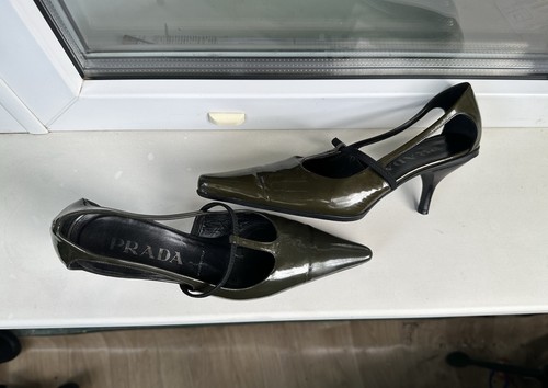 Prada patent leather heels