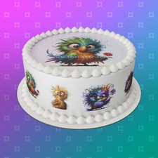 Funny Cute Bird pre-cut Edible