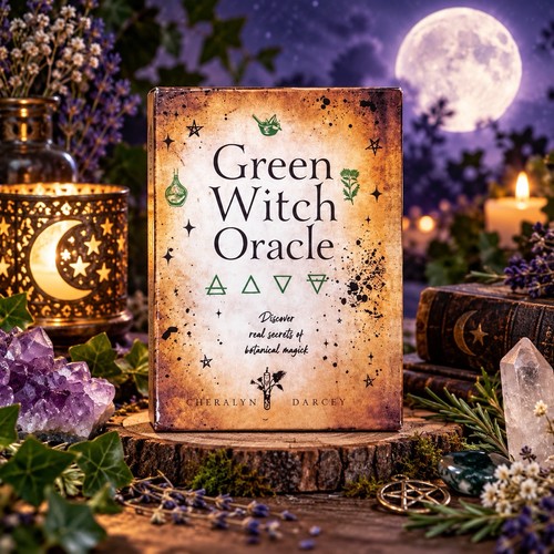 Green witch tarot oracle - witch, card