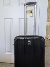 delsey 4 wheeled cabin luggage, black