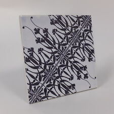 Johnson Grey Floral Design 150mm tile