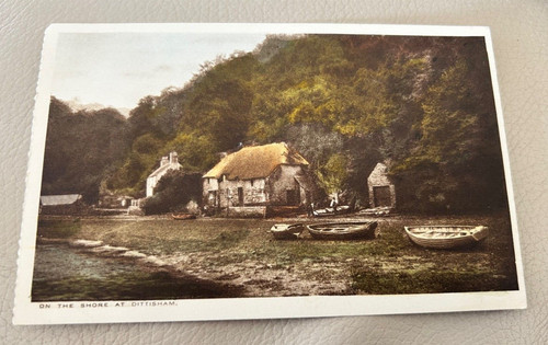 Vintage postcard the shore - postcard,