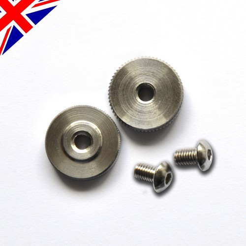 Knurled thumb nut thin m5 - 2x,