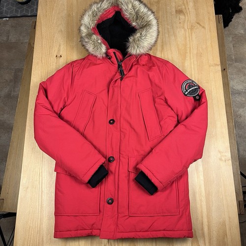 Superdry everest parka red - everest,