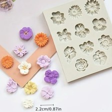 Multi Flower Silicone Fondant