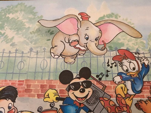 Vintage disney wall paper - disney,