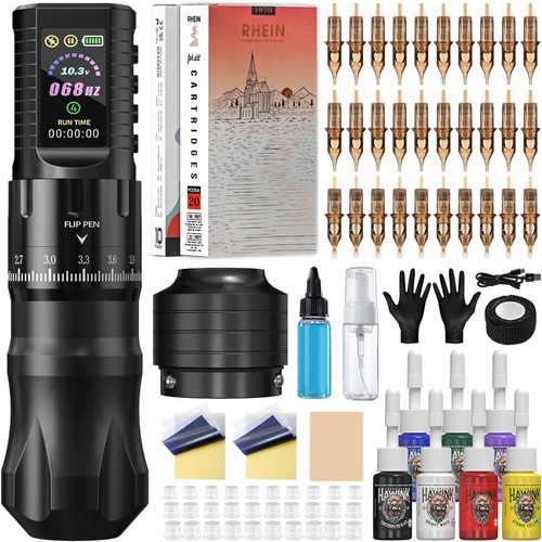Tattoo machine kit with - tattoo,