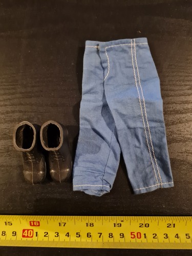 Vintage action man - man,toy,jeans,