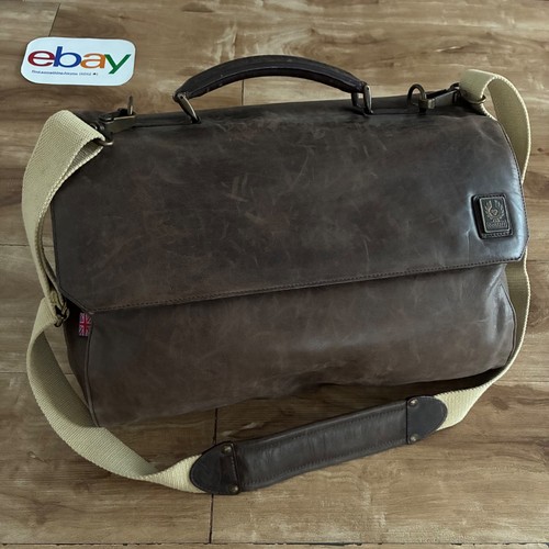 Belstaff messenger leather - belstaff,